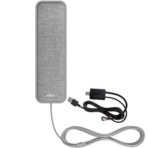Mohu - Vibe Amplified Indoor HDTV Antenna 50-Mile Range