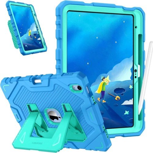 Kitcheniva - Shockproof Kids Friendly Case For iPad A16 11th Gen 11 Inch 2025 And iPad 10th 10.9 Inch - Blue-Front_Standard 