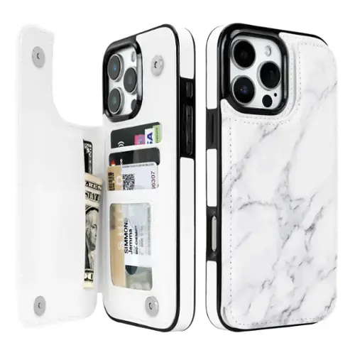 White Marble-iPhone 16 Pro Max