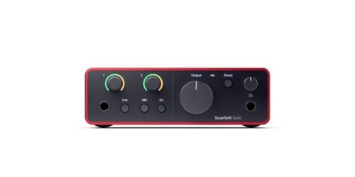 Focusrite Scarlett Solo 4th Generation Audio Interface - Red WORLDWIDE DELIVERY
