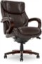 La-Z-Boy - Bellamy Executive Office Chair - Coffee Brown - Bonded Leather-Front_Standard