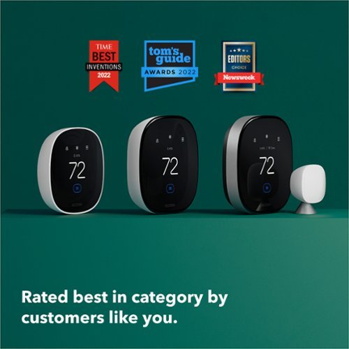 ecobee Smart Thermostat Essential - Programmable Wi-Fi Thermostat - Works with Siri, Alexa, and Google Assistant - White BUY IN AUSTRALIA