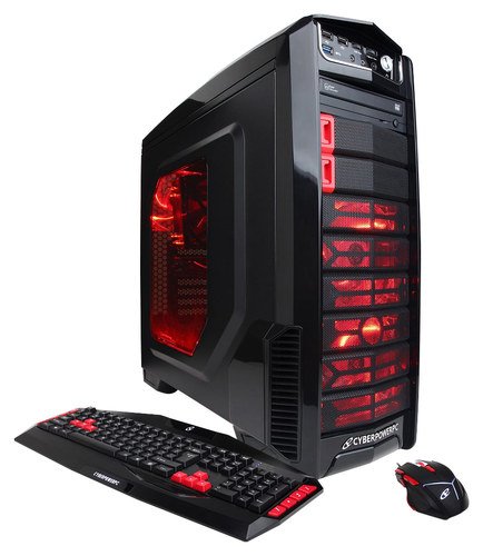  CyberPowerPC - Gamer Xtreme Desktop - Intel Core i5 - 8GB Memory - 1TB Hard Drive - Black/Red
