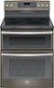 GE - 6.6 Cu. Ft. Self-Cleaning Freestanding Double Oven Electric Convection Range-Front_Standard