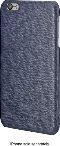 Cole Haan - Cross-Hatch Case for Apple® iPhone® 6 Plus and 6s Plus - Marine Blue