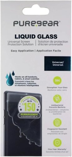 PureGear - Liquid Glass - Universal Screen Protection - Clear-Front_Standard 