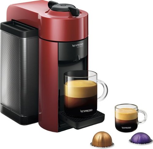 Nespresso - VertuoLine Evoluo Espresso Maker/Coffeemaker - Cherry Red