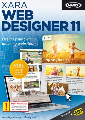 MAGIX - Xara Web Designer 11 - Windows-Front_Standard 