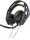 Plantronics - RIG 505 Lava Over-the-Ear Gaming Headset - Black/Orange-Angle_Standard 