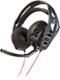 Plantronics - RIG 505 Lava Over-the-Ear Gaming Headset - Black/Orange-Angle_Standard