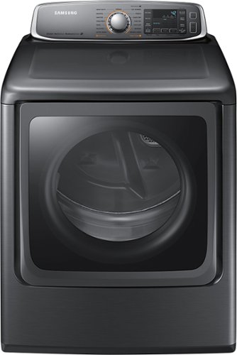  Samsung - 9.5 Cu. Ft. 15-Cycle Steam Gas Dryer - Platinum