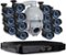 Night Owl - 16-Channel, 15-Camera Indoor/Outdoor High-Definition DVR Surveillance System - Black/Gray-Front_Standard