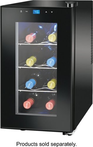  Insignia™ - 8-Bottle Wine Cooler - Black