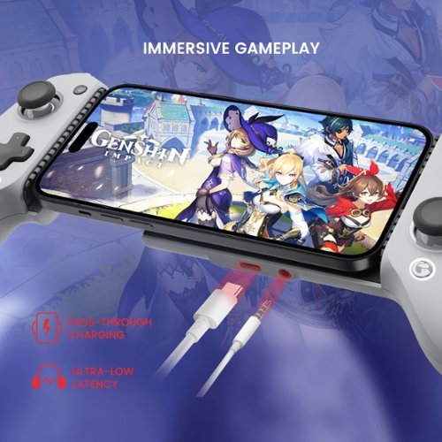 GameSir G8 Galileo USB-C Mobile Gaming Controller for Android & iPhone 15 Series, Plug & Play w/ Hall Effect Joysticks & Trigger - Gray BUY IN EUROPE