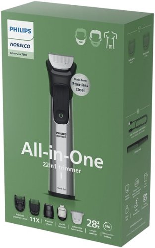 Philips Norelco All-in-One 7000 Series 22-Piece Trimmer - MG7975/49 - Silver BUY IN DUBAI