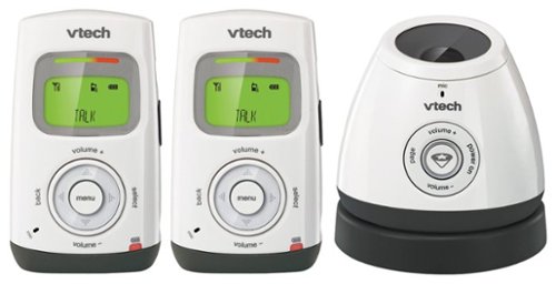  VTech - Safe&amp;Sound Digital Audio Baby Monitor with Temperature Sensor - White/Gray