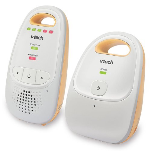 VTech Audio Baby Monitor - White/Yellow WORLDWIDE DELIVERY