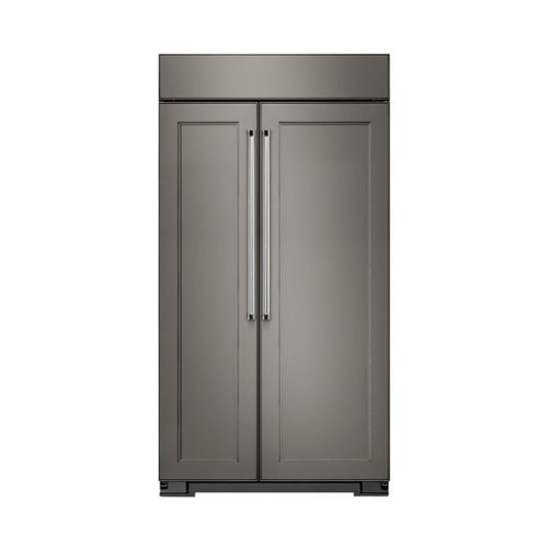 KitchenAid - 30 Cu. Ft. Side-by-Side Built-In Refrigerator - Custom Panel Ready