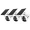 Defender - Solar Powered 4K AI Everwatch Wireless Security PTZ Camera with 3W Solar Panel, AI Detection, 3 Pack - White-Front_Standard