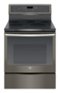 GE - Profile Series 5.3 Cu. Ft. Self-Cleaning Freestanding Electric Convection Range-Front_Standard