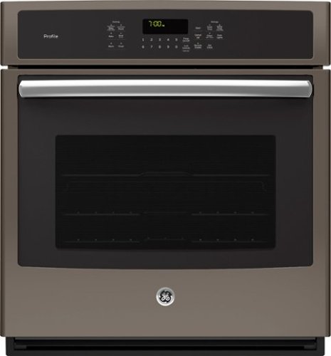 GE - Profile 27" Built-In Single Electric Convection Wall Oven - Slate