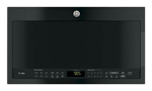  GE - Profile Series 2.1 Cu. Ft. Over-the-Range Microwave with Sensor Cooking - Black