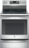 GE - Profile Series 5.3 Cu. Ft. Self-Cleaning Freestanding Electric Convection Range-Front_Standard
