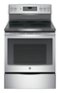 GE - 5.3 Cu. Ft. Self-Cleaning Freestanding Electric Convection Range-Front_Standard