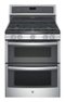 GE Profile - 6.8 Cu. Ft. Self-Cleaning Freestanding Double Oven Gas Convection Range-Front_Standard