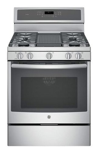  GE - Profile Series 5.6 Cu. Ft. Self-Cleaning Freestanding Gas Convection Range