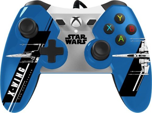  Power A - Star Wars: The Force Awakens X-Wing Wired Controller for Xbox One - Blue/Gray/Black/White