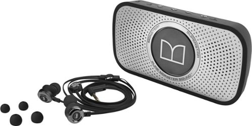 Monster - SuperStar Portable Bluetooth Speaker - Gray/Black-Front_Standard 