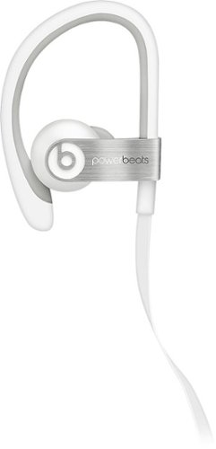  Beats by Dr. Dre - Powerbeats by Dr. Dre Clip-On Earbud Headphones - White