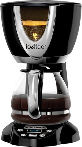  iCoffee - Steam Brew 12-Cup Coffee Maker - Black