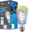 Cync - ST19 Edison Style Smart LED Light Bulb - Color Changing - Full Color-Front_Standard