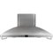Monogram - 42 inches - Externally Vented - Island Range Hood - Stainless Steel-Front_Standard