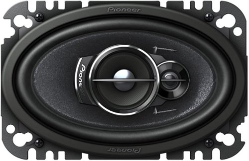  Pioneer - 4&quot; x 6&quot; 3-Way Car Speakers with Mica Matrix Cones (Pair) - Black
