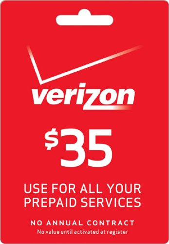  Verizon Prepaid - $35 Prepaid Top-Up Card