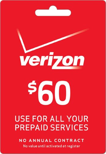  Verizon Prepaid - $60 Prepaid Top-Up Card