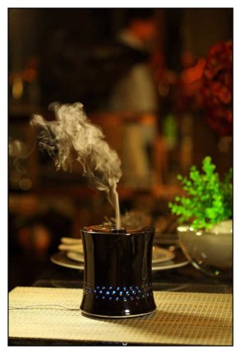 SPT - 0.02-Gal. Ultrasonic Humidifier - Black-Front_Standard 