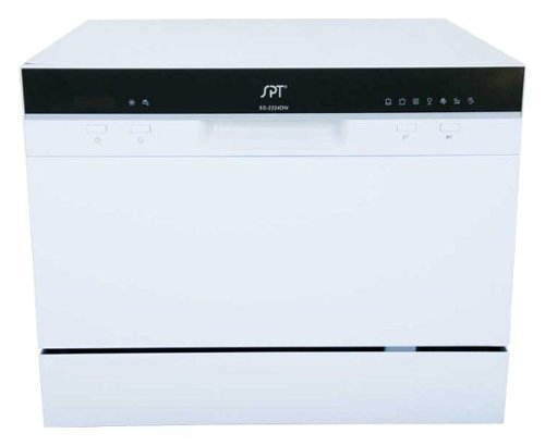  SPT - 22&quot; Tabletop Portable Dishwasher - White