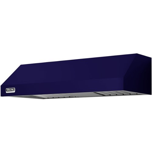 Viking - 36 inches - Wall Range Hood - Cobalt blue-Front_Standard 