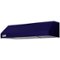 Viking - 36 inches - Wall Range Hood - Cobalt blue-Front_Standard