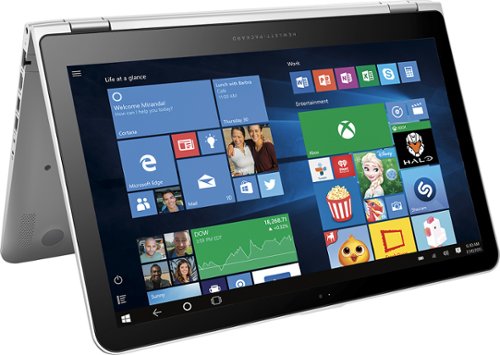 HP - ENVY x360 2-in-1 15.6&quot; Touch-Screen Laptop - Intel Core i7 - 8GB Memory - 1TB Hard Drive - Natural Silver