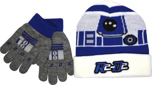  Disney - Star Wars Stocking Cap and Gloves (One Size Fits All) - Gray/Blue/White