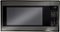 LG - 2.0 Cu. Ft. Mid-Size Microwave - Black stainless steel-Front_Standard