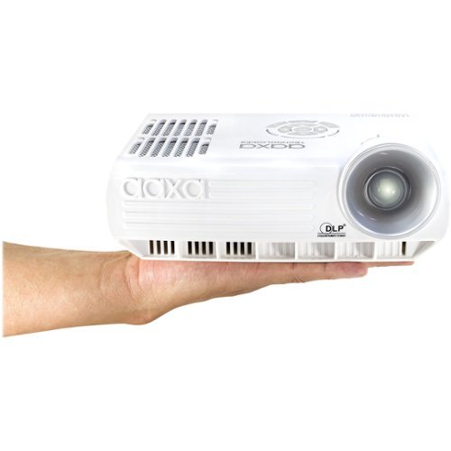 AAXA - M4 Pico DLP Portable Projector - White-Front_Standard 