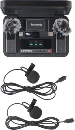 Saramonic Air 2-Person Mini Wireless Clip-On Mic System w/ Lavaliers for Cameras, Mobile Devices & Computers GLOBAL SHIPPING