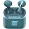 TOZO - T21 True Wireless Noise Cancelling Earbuds, 44H Battery, Powerful Bass, IPX8 Waterproof, Personalized APP, Comfort Wear - Green-Front_Standard