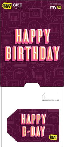 Best Buy® - $100 Happy B-day Birthday Gift Card-Front_Standard 